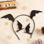 Halloween Bat Wing Witch Hat Headband