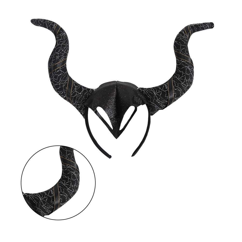 Halloween Devil Horns Plastic Party Headband Accessory