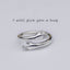 Embrace Couple Adjustable Open Ring - Creative Alloy Design