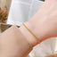 Minimalist Starry Sky 18K Gold Plated Titanium Steel Bracelet