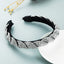 Heming Retro Rhinestone Claw Chain Cross Winding Headband