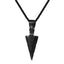 Hip-Hop Triangle Arrowhead Titanium Steel Men's Pendant Necklace