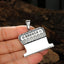 Hip-Hop Barber Razor Stainless Steel Unisex Pendant Necklace