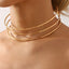 Hip-Hop Punk Geometric Metal Choker Necklace