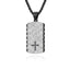 Hip-Hop Geometric Cross Titanium Steel Gear Pendant Necklace for Men