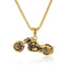 Hip-Hop Retro Punk Motorcycle Stainless Steel Men's Pendant Necklace