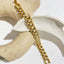 18K Gold Plated Geometric Stainless Steel Bracelet with Artificial Pearls and White Beads