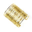 Hip-Hop Retro Hollow Alloy Open Cuff Bracelet for Women