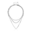 Hip-Hop Geometric Multi-Layer Alloy Choker Necklace for Women