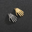 Hip-Hop Stainless Steel Skull Hand Pendant Jewelry Accessories Vintage Devil's Hand Charm