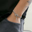 Hip-Hop Streetwear Lightning Bolt Men's Alloy Bracelet