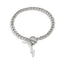 Hip-Hop Streetwear Lightning Bolt Men's Alloy Bracelet