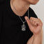 Hip-Hop Vintage Elephant Stainless Steel Men's Pendant Necklace