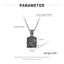 Hip-Hop Vintage Geometric Stainless Steel Men's Pendant Necklace