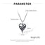 Hip-Hop Vintage Human Heart Stainless Steel Pendant Necklace for Men