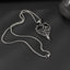 Hip-Hop Vintage Human Heart Stainless Steel Pendant Necklace for Men