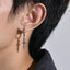 Hip-hop Stainless Steel Dagger Hoop Earring