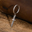 Hip-hop Stainless Steel Dagger Hoop Earring