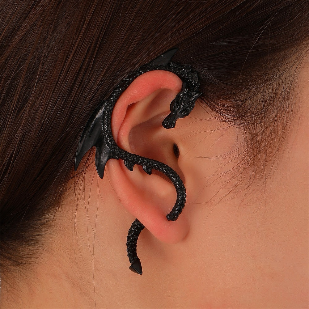 Hip-hop Dragon Alloy Women's Ear Clips 1 Piece