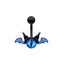 Exaggerated Funny Eye Resin Belly Button Ring - Halloween Demon Piercing Jewelry