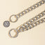 Hip-hop Punk Smiley Face Double Layer Metal Chain Belt Accessory