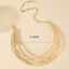 Hip-hop Punk Multi-layer Circle Choker Necklace for Women