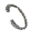 Hip-hop Viking Dragon Stainless Steel Men's Cuff Bracelet