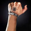 Hip-hop Retro Dragon Alloy Men's Bracelet with Dragon Scale Design