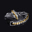 Hip-hop Retro Dragon Alloy Men's Bracelet with Dragon Scale Design