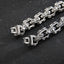 Hip-hop Punk Skull Stainless Steel Men's Bracelet