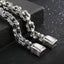 Hip-hop Punk Skull Stainless Steel Men's Bracelet