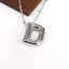 Hip-hop Classic Letter Copper Silver Plated Pendant Necklace