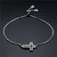 Hollow Geometric Cross Adjustable Bracelet - European and American Jewelry 2022 Collection