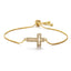 Hollow Geometric Cross Adjustable Bracelet - European and American Jewelry 2022 Collection