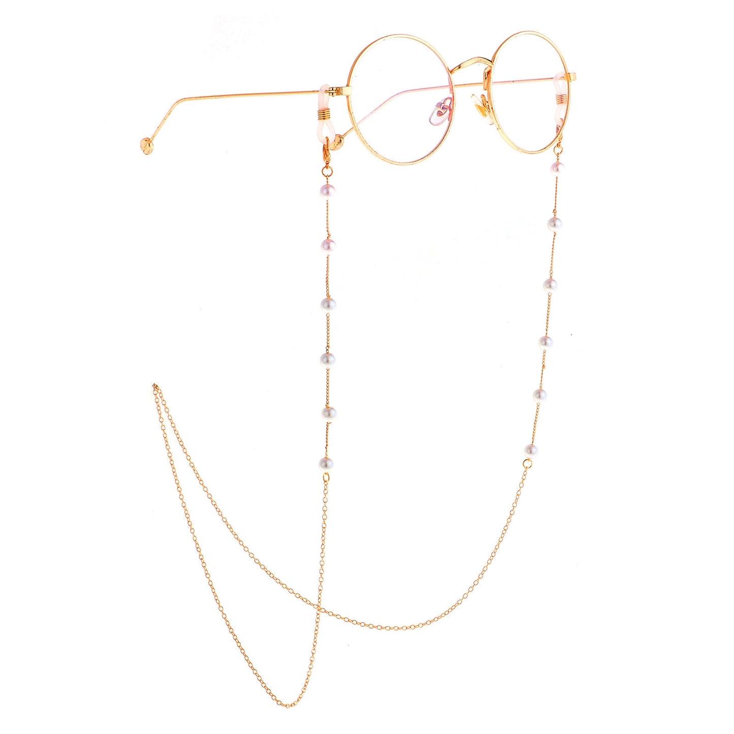 Fashionable 8mm Pearl Eyeglasses Chain