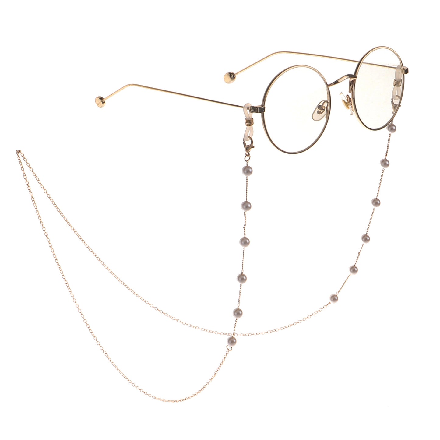 Fashionable 8mm Pearl Eyeglasses Chain