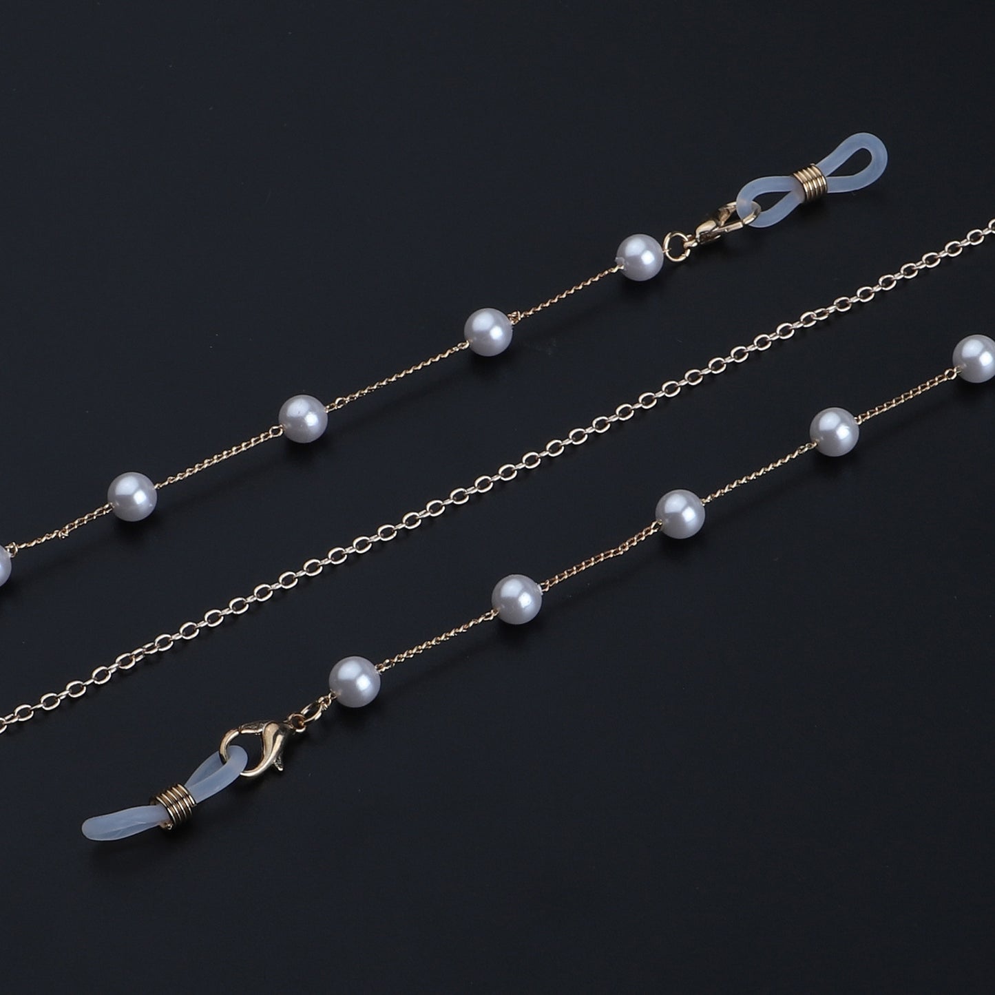 Fashionable 8mm Pearl Eyeglasses Chain