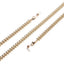 Fashion Gold Copper Glasses and Mask Chain Necklace