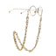 Golden Pearl Non-Slip Eyeglasses Chain with Color Retention