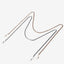Two-Piece Snake Chain Eyeglasses Strap in Gold and Silver