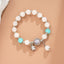 IG Style Cute Star Acrylic Crystal Pearl Cat Eye Beaded Friendship Bracelet