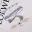 IG Style Evil Eye Crystal Glass Knitted Women's Bracelet Set - Handmade Multilayer Miyuki Tassel Design