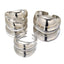 IG Style Geometric Alloy Women's Open Rings Set