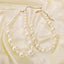 IG Style Double Layered Imitation Pearl Vintage Necklace Set