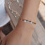 IG Style Geometric Freshwater Pearl and Beaded Evil Eye Bracelet Set