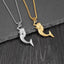 IG Style Unisex Mermaid Fish 304 Stainless Steel Pendant Necklace