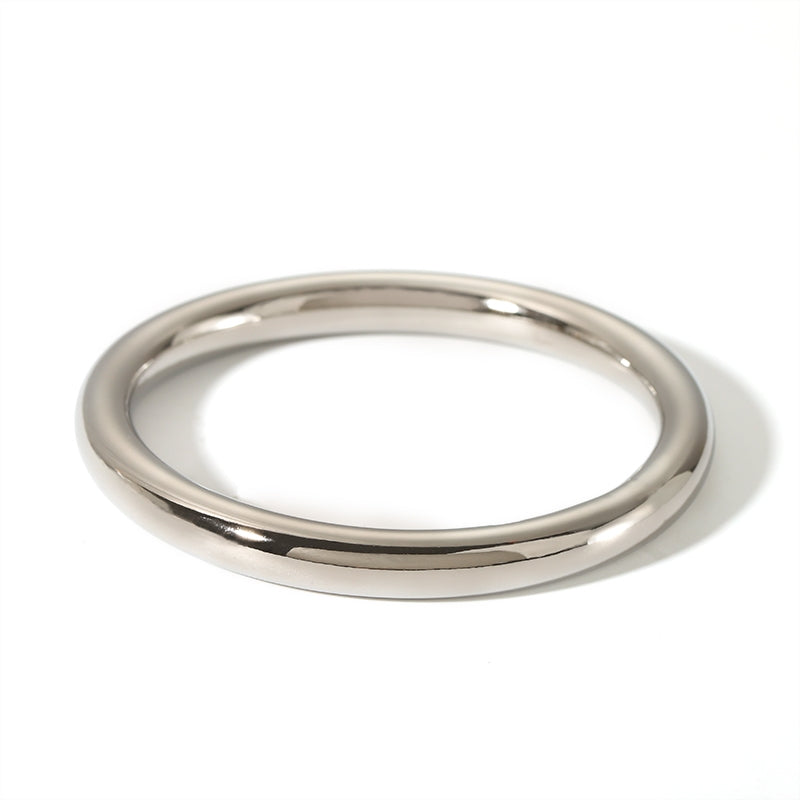 18K Gold Plated Stainless Steel Vintage Bangle and Hollow Bracelet Set for Women