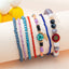 IG Style Bohemian Multicolor Glass Beaded Layered Wrap Bracelet