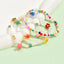 IG Style Heart Shape Flower Crystal Seed Bead Women's Bracelet