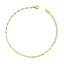 INS Style 18K Gold Plated Stainless Steel Lip Design Bracelet for Women